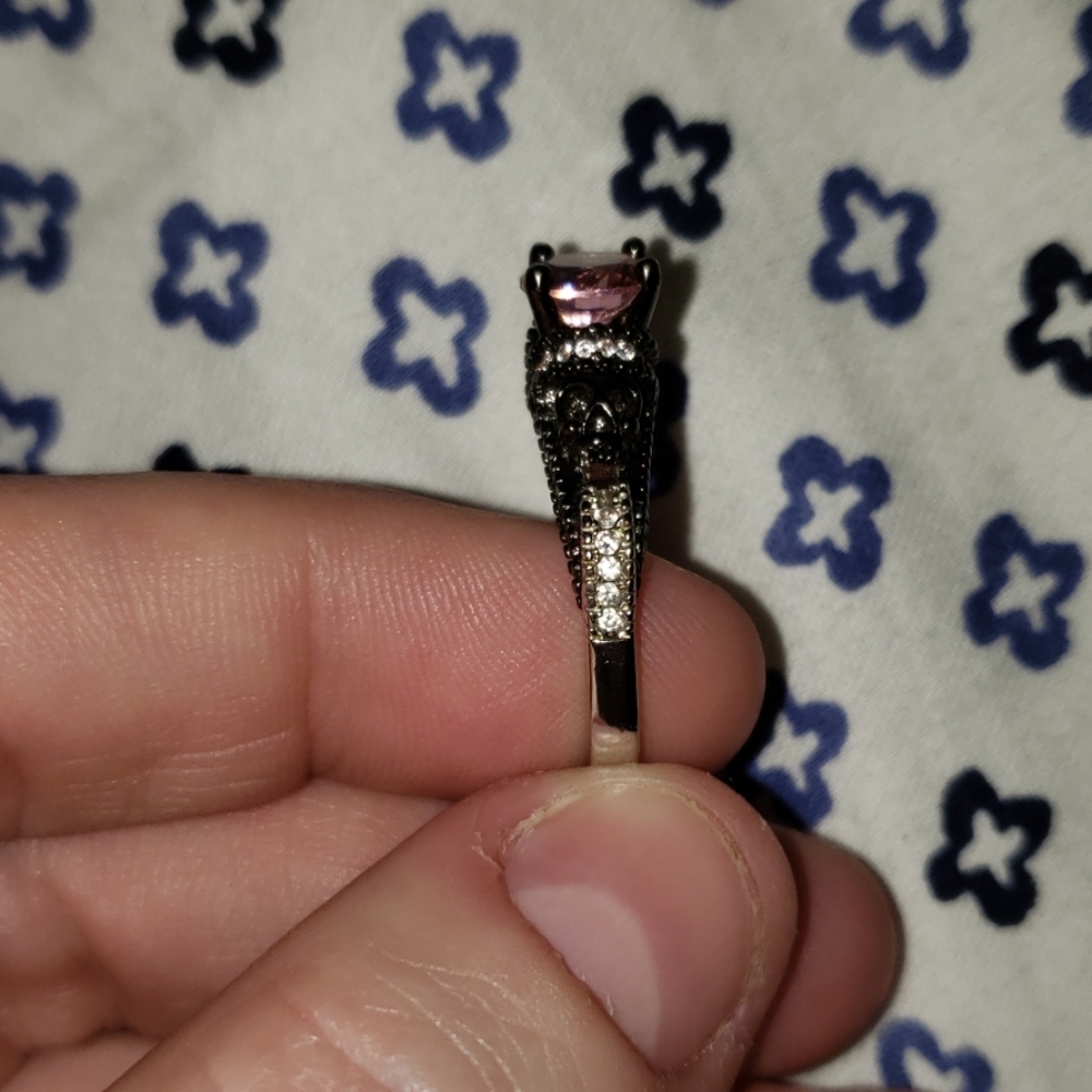 Skull wedding ring set - Picture 6 of 8